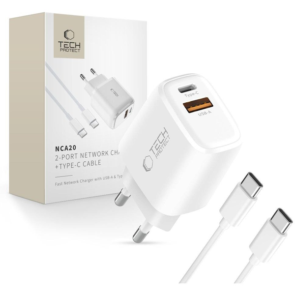 SÍŤOVÁ NABÍJEČKA + USB-C KABEL PRO TELEFON