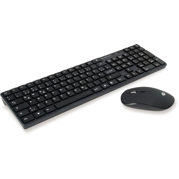 Conceptronic ORAZIO01DE teclado Rato incluído Casa RF Wireless QWERTY Alemão Preto