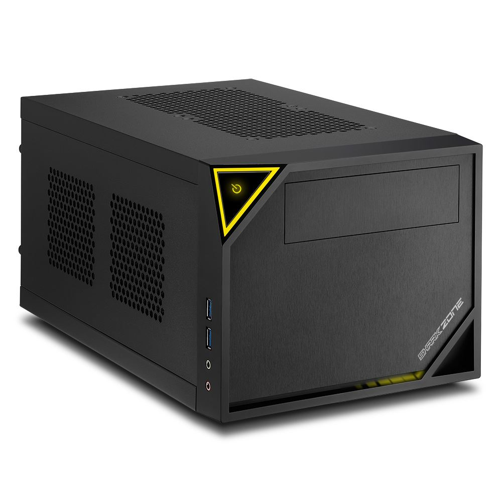 Sharkoon SHARK ZONE C10 táp nélküli Mini-ITX ház fekete (4044951016426) (4044951016426)