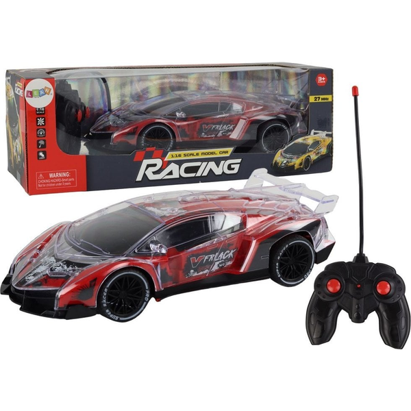 RC Sportkocsi Méretarány 1_16 Fények Piros