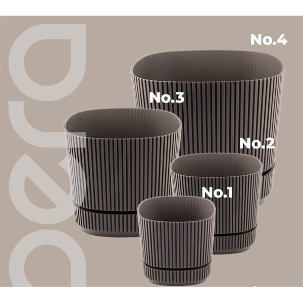 IRIS G-439 PERA SQUARE virágcserép 4.600ml 206x206x185mm (G-439)