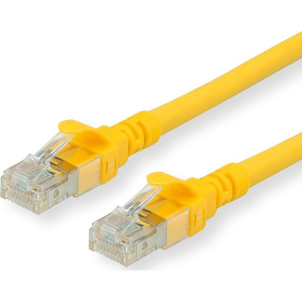 Patch kábel Roline S/FTP 6a RJ45 / RJ45 20 m sárga