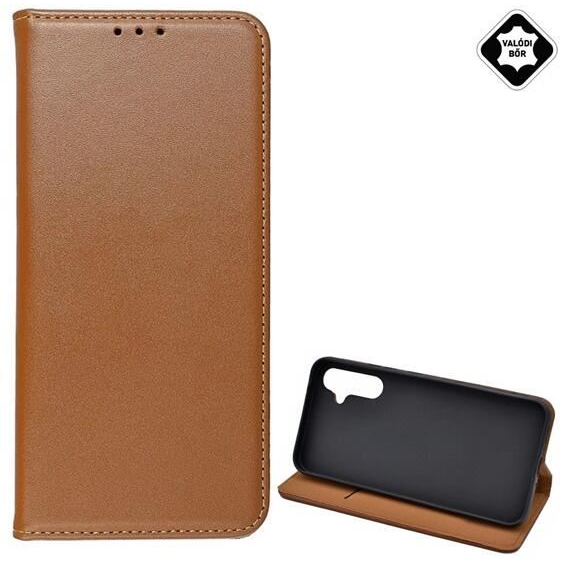 Gigapack Samsung Galaxy A34 5G (SM-A346) valódi bőr fliptok barna (GP-139658) (GP-139658)