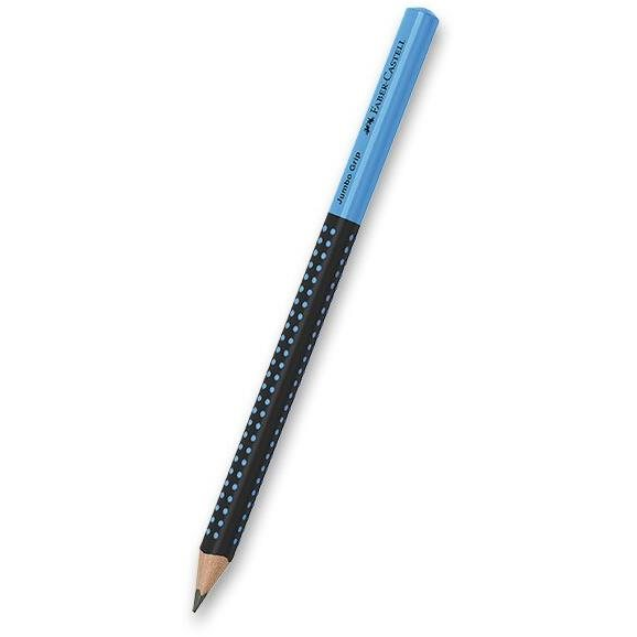 FABER-CASTELL Grip Jumbo TwoTone HB háromszög alakú, kék (4005405119100)