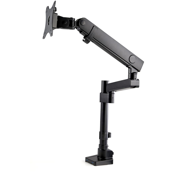 StarTech.com ARMPIVOT2USB3 skærmbeslag og -stativer 86,4 cm (34") Skrivebord Sort