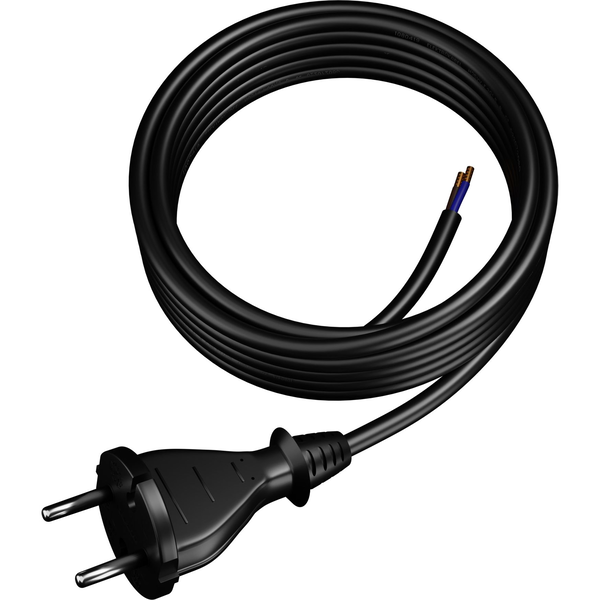  Plastrol Przewód przyłączeniowy z wtyczką PP-21 b/u 5m H05RR-F 2x1,5 (W-97196)