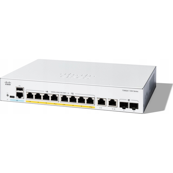 Cisco Catalyst 1300 Vezérelt L2 Gigabit Ethernet (10/100/1000) Ethernet-áramellátás (PoE) támogatása Szürke