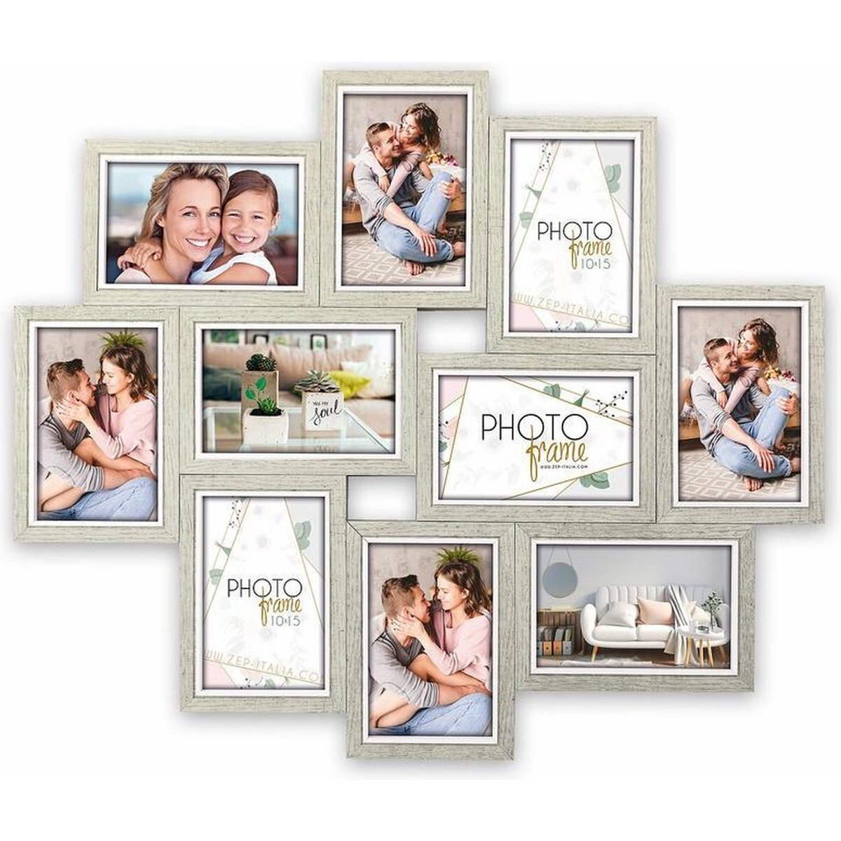 ZEP LGX146 Brema 49,5x59 Képkeret - Szürke/fehér (LGX146)