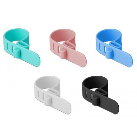 Delock újrahasznosítható kábelkötegelő 10 db (18829) (d18829)