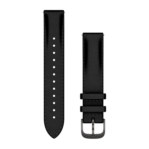 Garmin Quick Release (18 mm) bőr óraszíj fekete (010-12932-61)