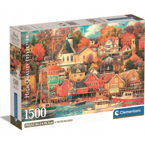 Clementoni High Quality Collection Good Times Harbor Legpuzzel 1500 stuk(s) Kunst
