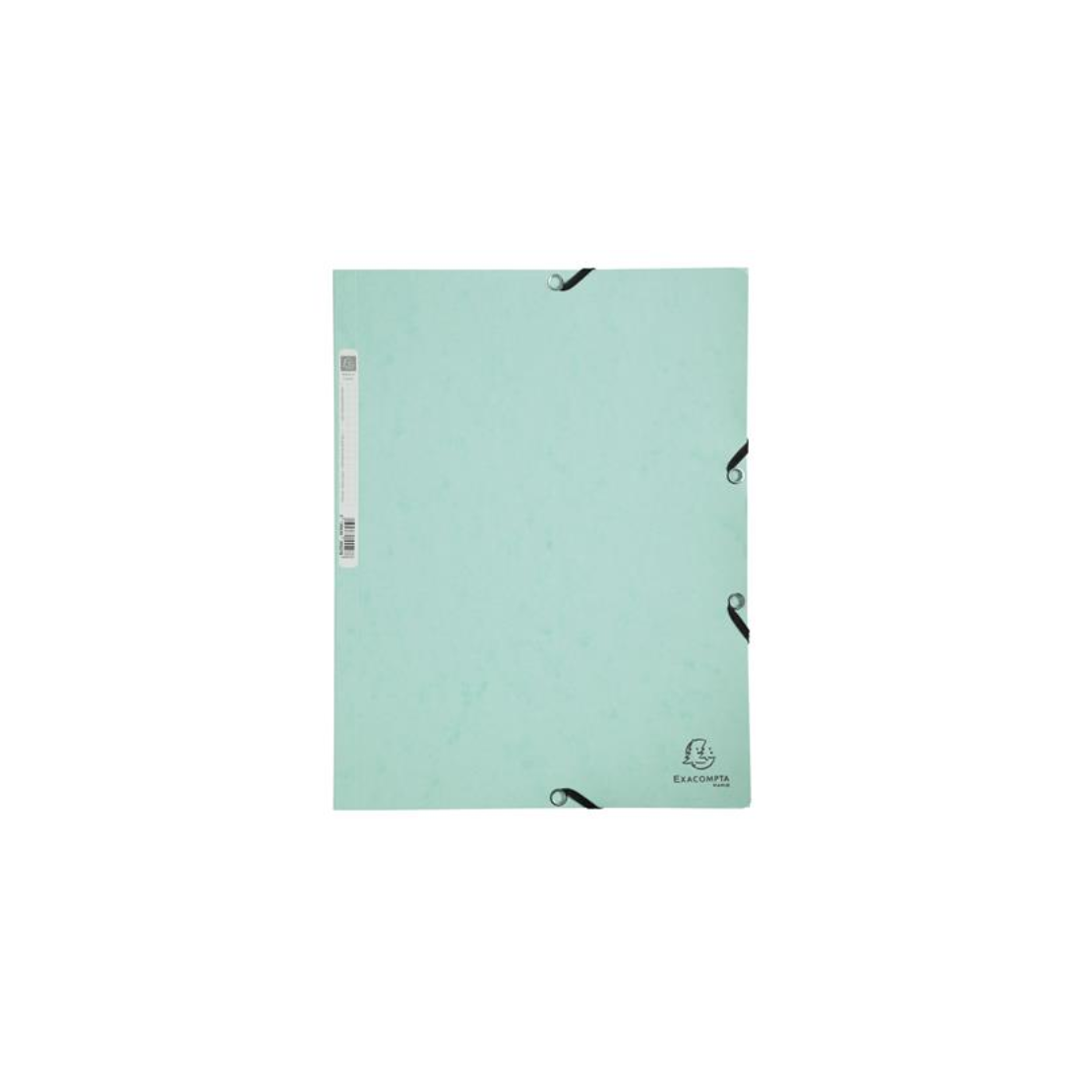 Exacompta Aquarel prespán A4 Gumis mappa - Zöld (55533E)
