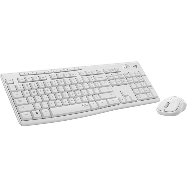 Logitech MK295 Silent Wireless Combo clavier Souris incluse Bureau USB QWERTZ Allemand Blanc