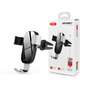 XO univerzális szellőzőrácsba illeszthető autós tartó - XO C37 Car Gravity Phone Stand - fekete/ezüst