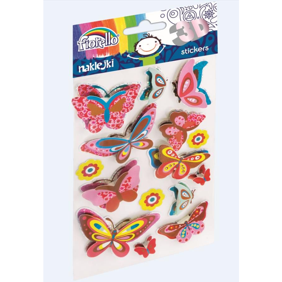 Dekormatrica Fiorello GR-NP018 3D-S Glitteres Pillangó Mintájú (309352)