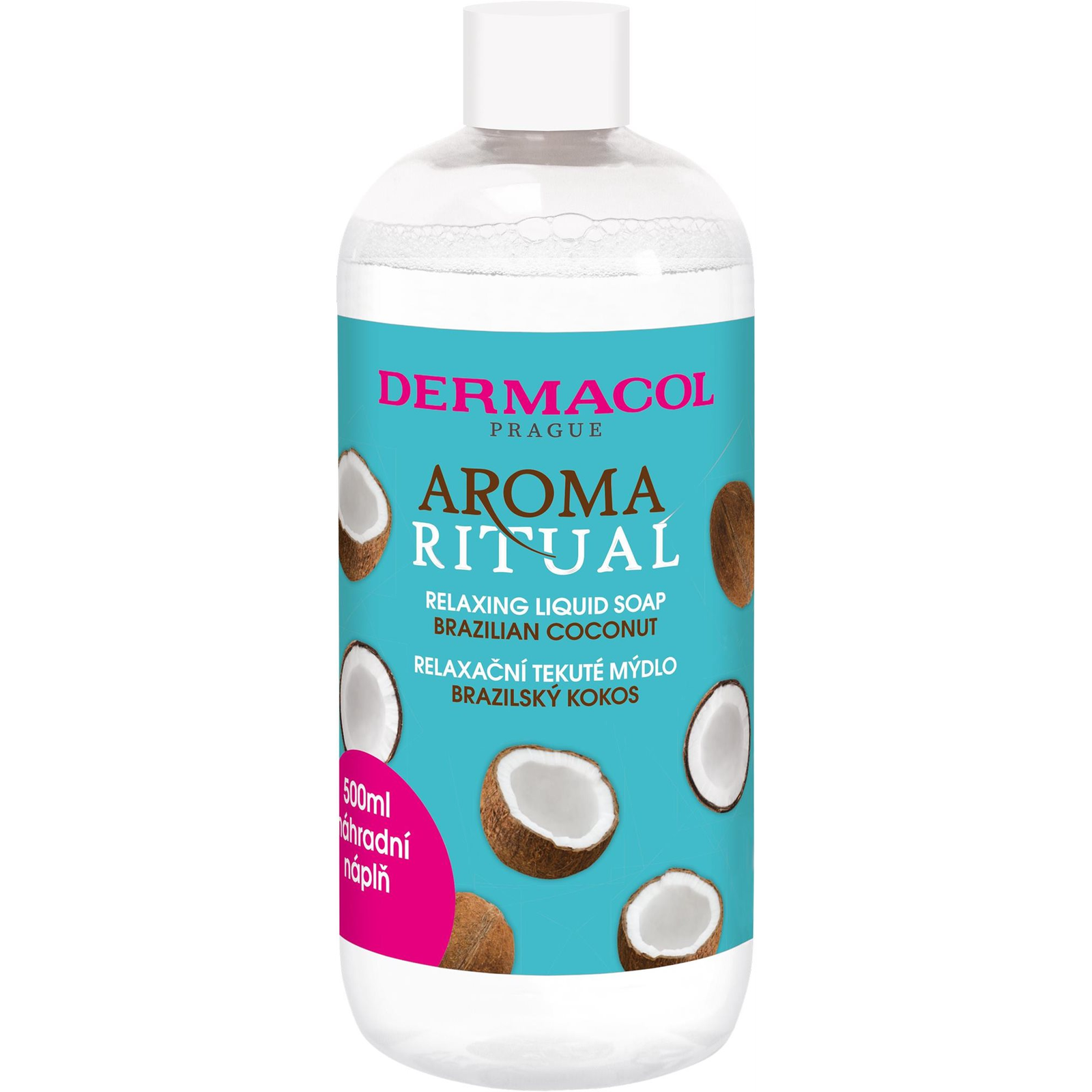 DERMACOL Aroma Ritual refill liquid soap - Brazilian Coconut 500 ml (8595003121668)