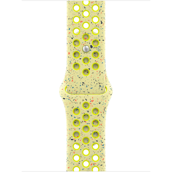 Apple Watch 42 mm Nike sport szíj, S/M - neonzöld csobbanás