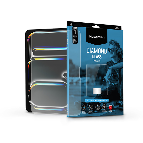 MyScreen Diamond Glass Full Glue - Apple iPad Pro 11 (2024) üvegfólia