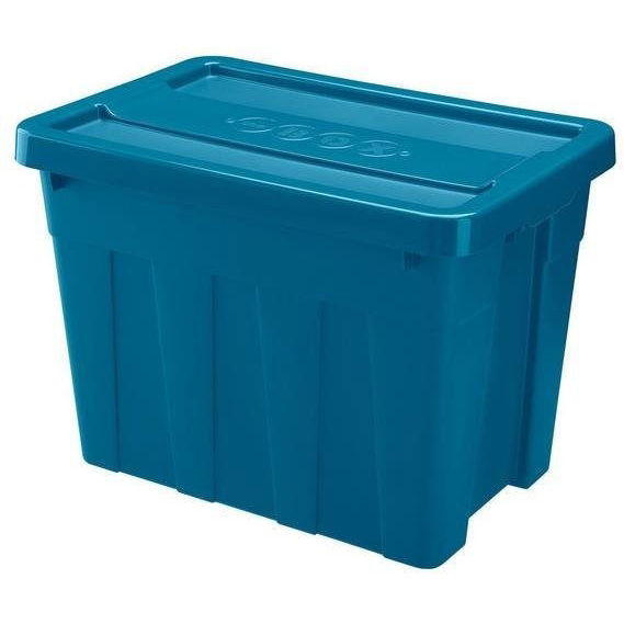 HEIDRUN Tárolódoboz fedéllel 59 × 39 × 41 cm 65 l heavy duty