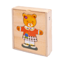 Smily Play Teddy bear girl - 18 darabos fa puzzle