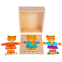 Smily Play Teddy bear girl - 18 darabos fa puzzle