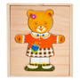 Smily Play Teddy bear girl - 18 darabos fa puzzle
