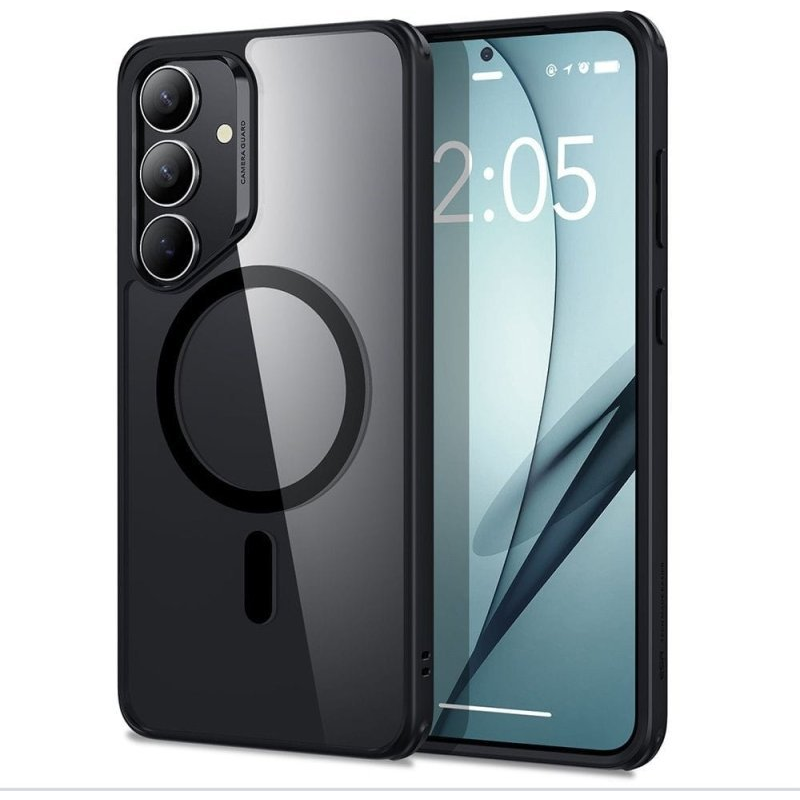 Samsung S25 Plus Esr Ch Halolock Szilikon Telefonvédő Ütésállóság, Magsafe, Fekete (4894240253403)