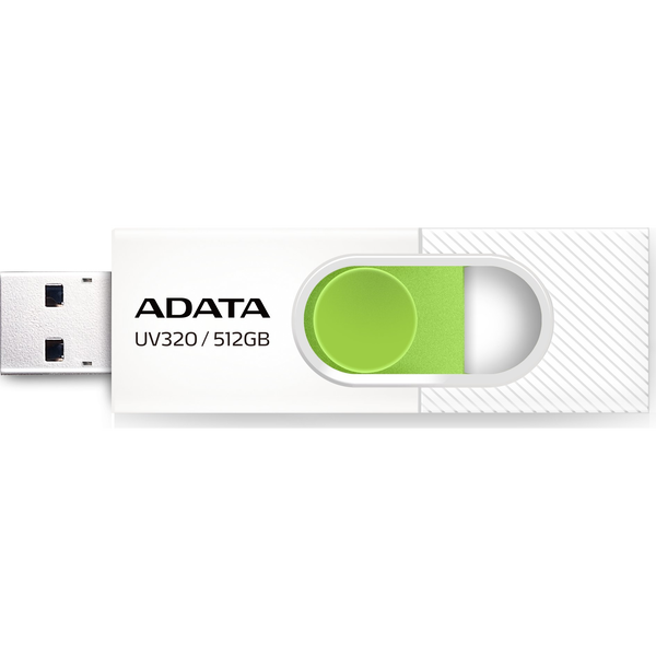 Flash disk ADATA AUV320-512G-RWHGN 512 GB USB 3.2 bílý