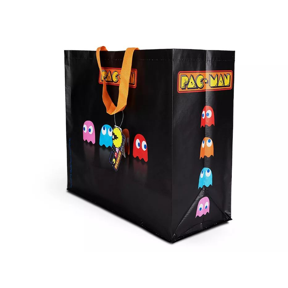 Konix KX PACMAN SHOPPING BAG BLACK Fekete Vászontáska (KX-CABA-PACM-BK)