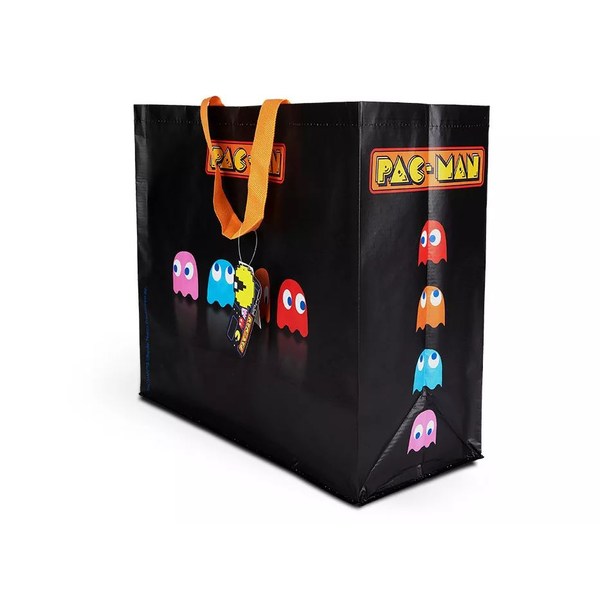 Konix KX PACMAN SHOPPING BAG BLACK Fekete Vászontáska