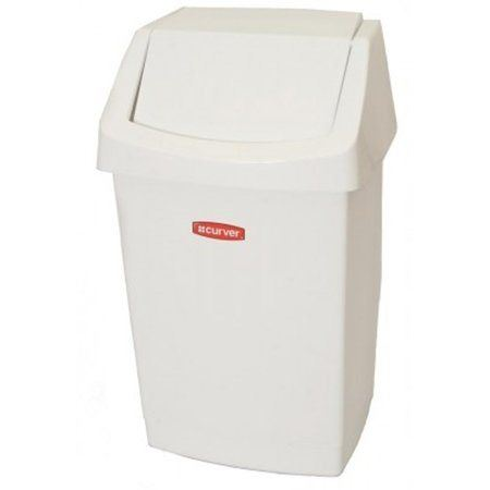 Curver Click-It billenős szemetes 25 l fehér (154791)