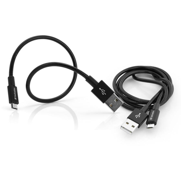 Verbatim 48875 USB-kabel USB 3.2 Gen 1 (3.1 Gen 1) 1 m Micro-USB A USB A Sort