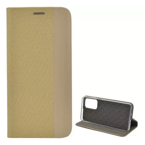 Gigapack Samsung Galaxy A33 5G textil mintás fliptok aranyszínű (GP-115180) (GP-115180)