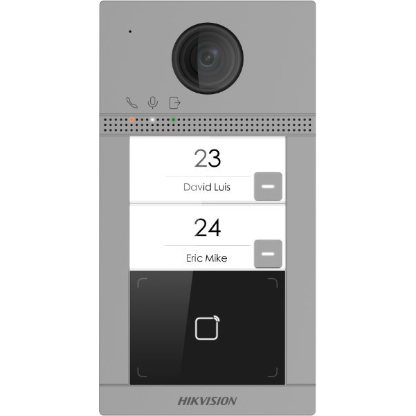 Hikvision DS-KV8213-WME1(C) 2 gombos fém villa ajtóállomás (DS-KV8213-WME1(C)/Surface)