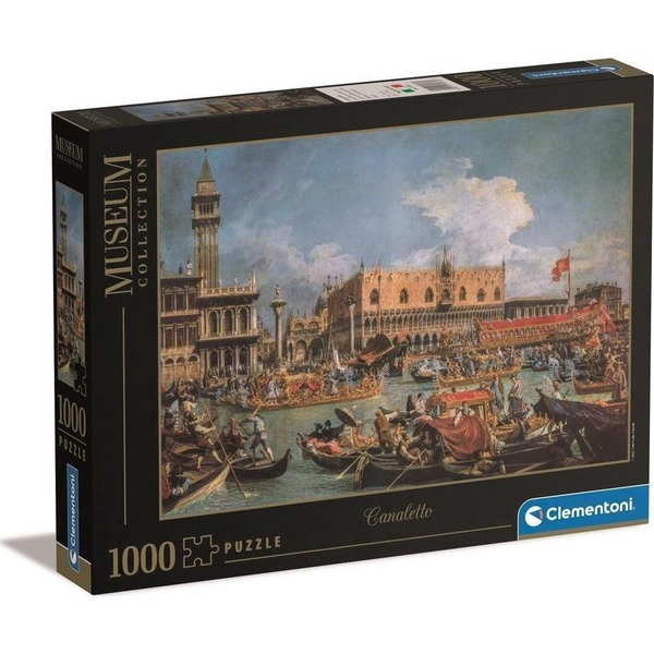 Clementoni Canaletto: A Dózse Díszgondolája A Mólónál, Áldozócsütörtökön Museum Collection 1000db-os Puzzle - Lányoknak és Fiúknak, 10 éves kortól