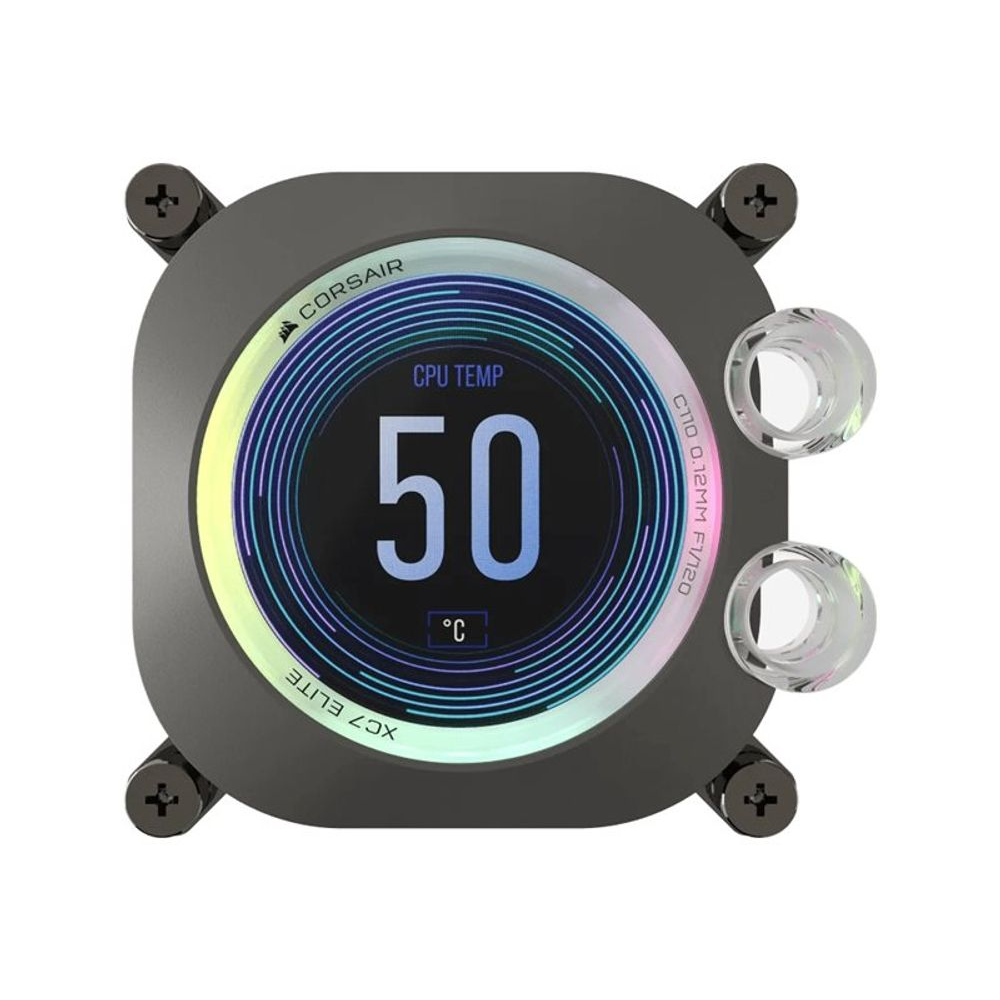 Corsair iCUE XC7 RGB ELITE LCD CPU Vízhűtés Blokk Stealth Gray (CX-9010023-WW)