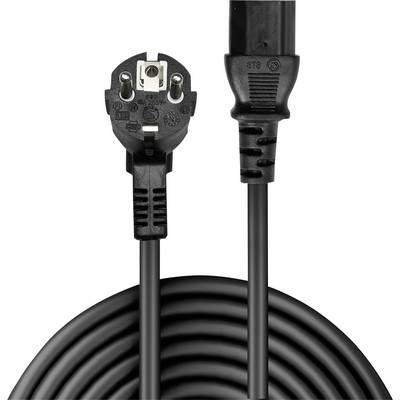 Lindy 30336 câble électrique Noir 3 m CEE7/7 Coupleur C13