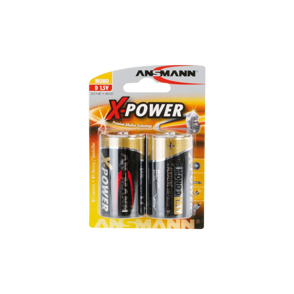 Ansmann X-Power Alkaline Góliátelem (2db/csomag) (5015633)