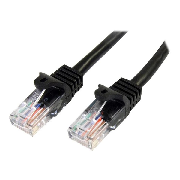 StarTech.com 45PAT5MBK netværkskabel Sort 5 m Cat5e U/UTP (UTP)