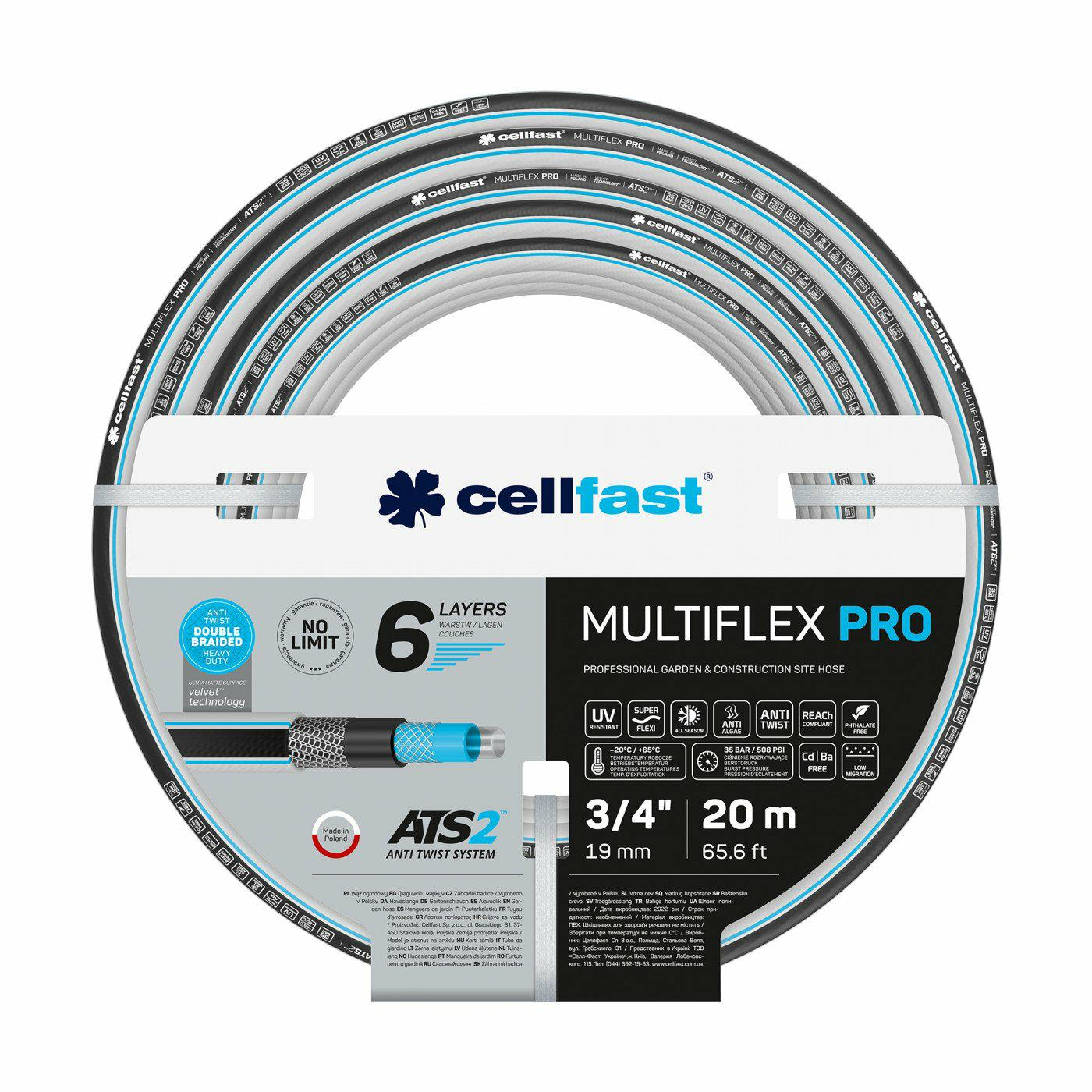 Cellfast kerti tömlő Multiflex Pro ATS2 1/2