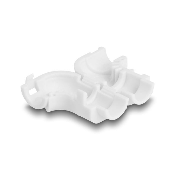 Delock színes kábel klipszelő fehér 8db (88128)