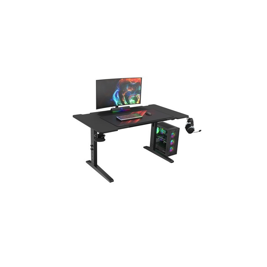 Genesis Holm Modular 140 RGB Gamer asztal 140 x 75 x 70-90 cm - Fekete (NDS-2249)