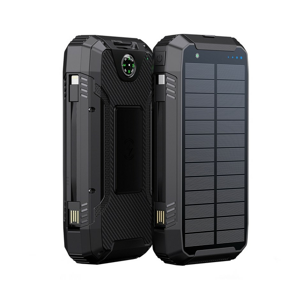 PowerNeed S20000Q Baterie externă solară 20000 mAh 18 W Negru
