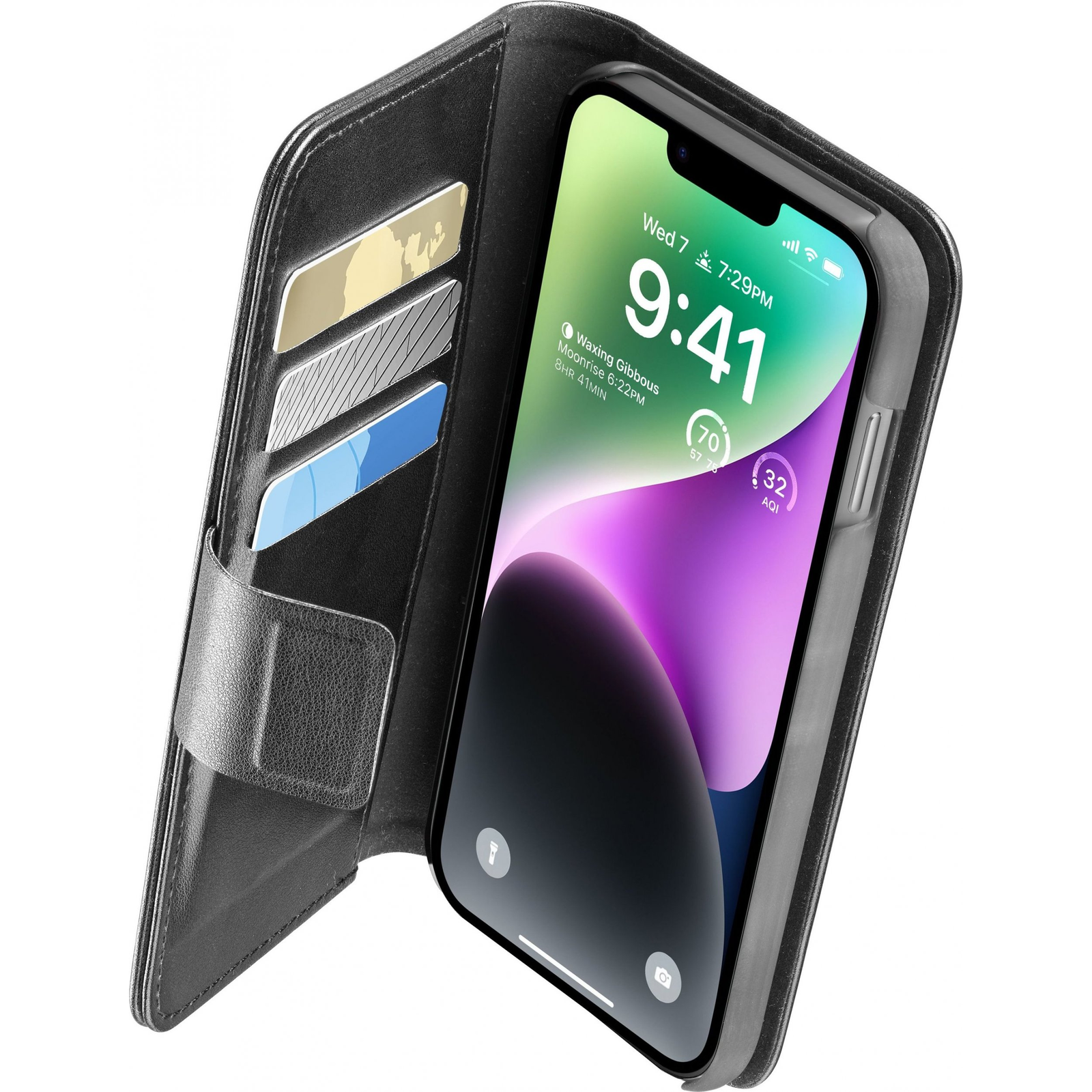 Cellularline BOOKAG2IPH14MAXK telefontok 17 cm (6.7