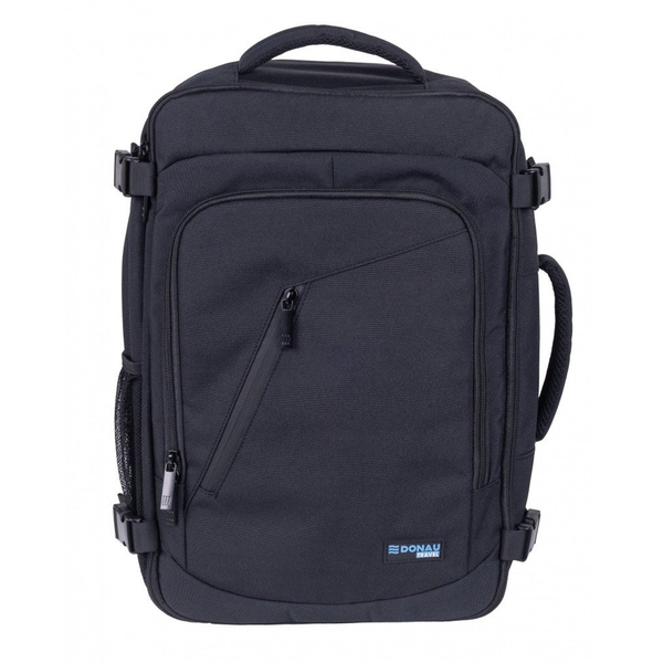 Plecak DONAU TRAVEL Warsaw, 15,6", 23l, USB + kabel, czarny