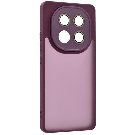 Gigapack Xiaomi Redmi Note 14 Pro 4G szilikon tok akril hátlappal lila (GP-167714)