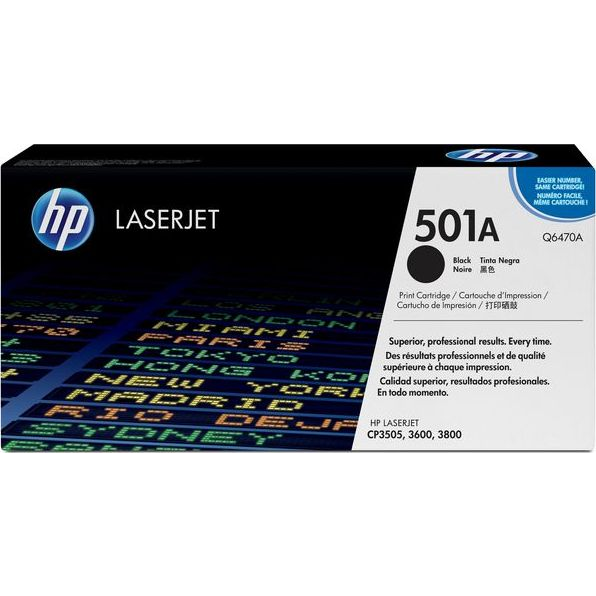 HP 501A toner 1 kusov Originál Čierna