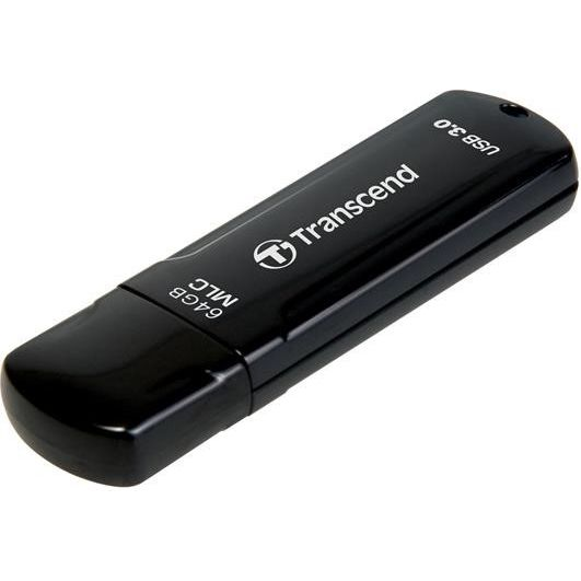 USB памет Transcend JetFlash 750, черен, 64GB, USB 3.0