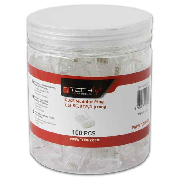 Techly IWP-JAR-C5RTY kabelsamler RJ45 Transparent