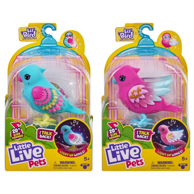 Little Live Pets : Interaktív papagáj világító szárnnyal - Kétféle (LLP26401)
